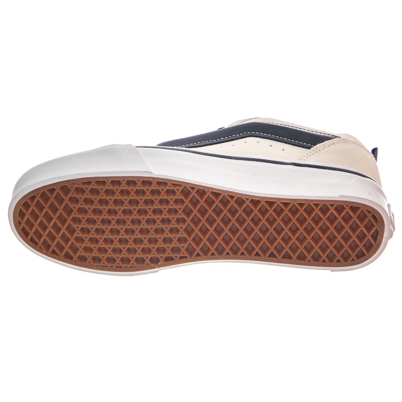 Knu School Suede White / Black - Scarpe Profilo Basso Uomo Bianche VN0009QCYB21  VANS 