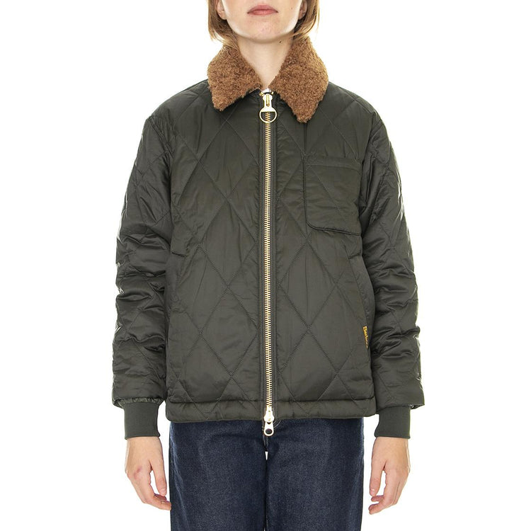 Vaila Quilt Sage Classic - Giacca Invernale Donna Verde LQU1498SG71  BARBOUR 