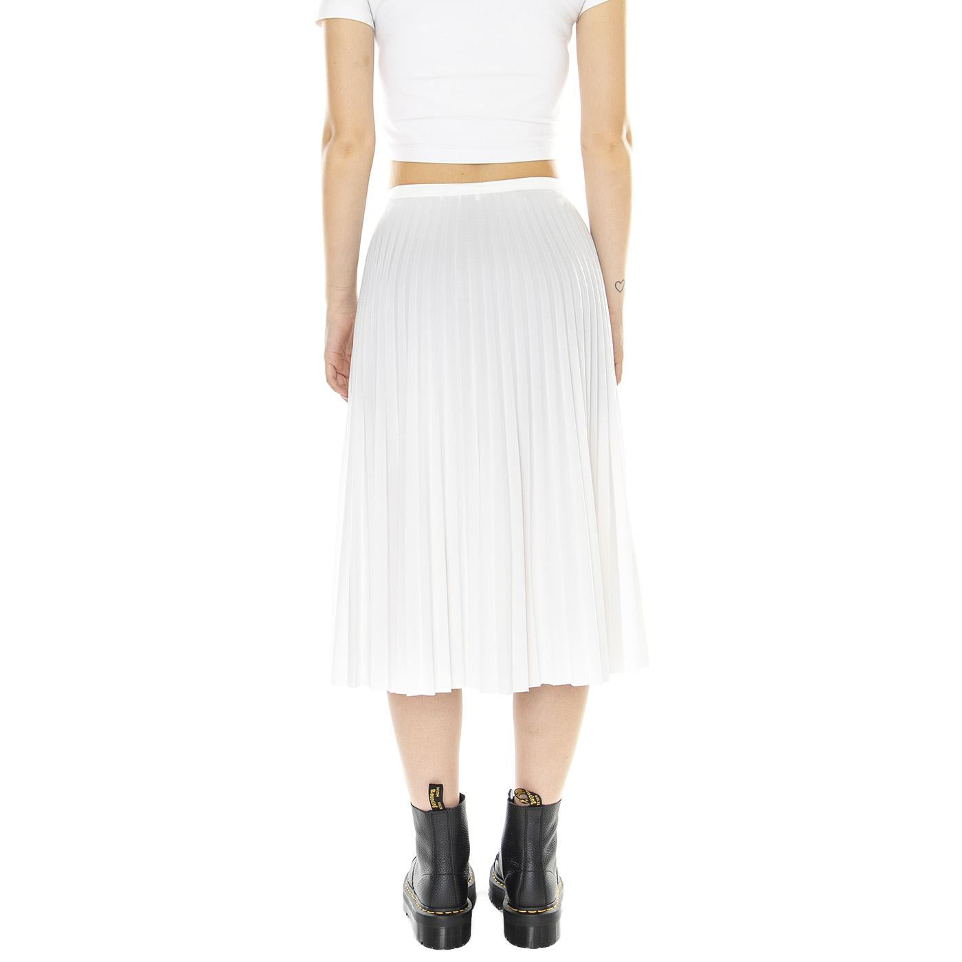 W' Gonna 70V White - Gonna Plissé Bianca JF8050-70V  LACOSTE 