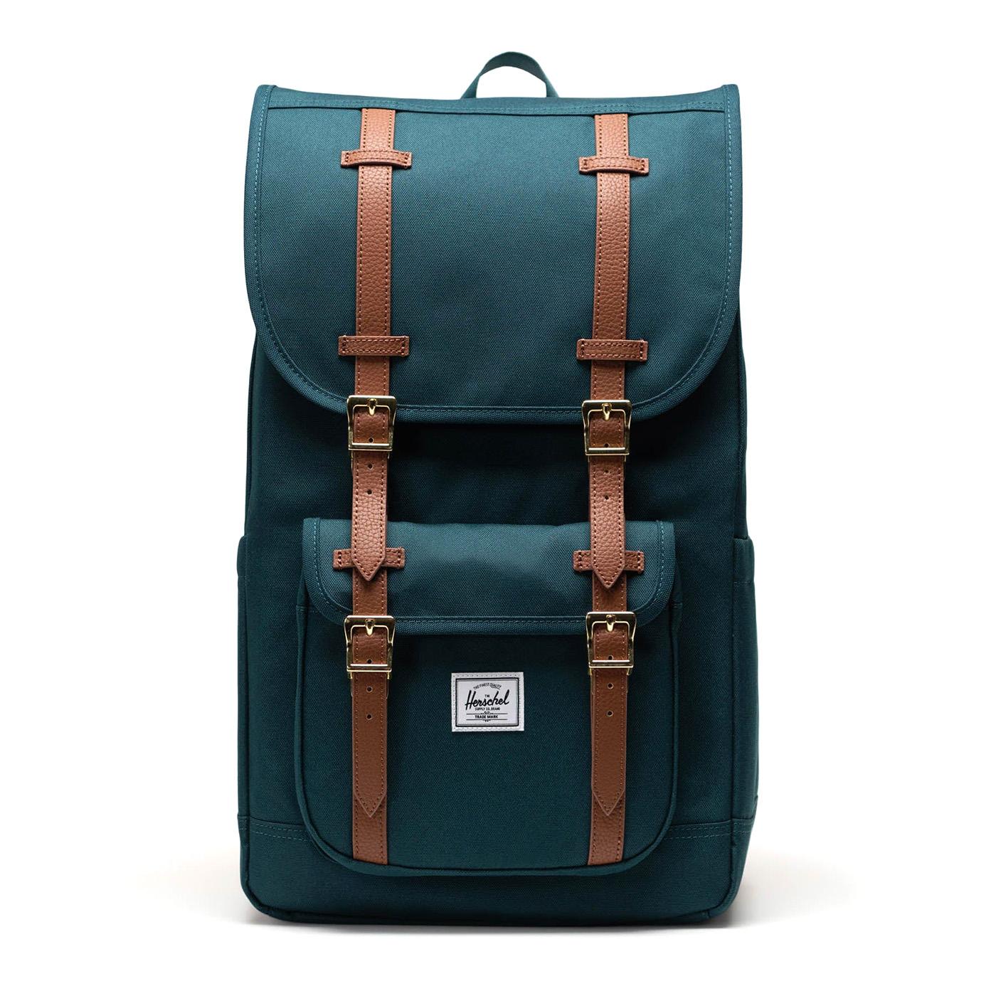 Herschel Little America Backpack Dark Sea - Zaino Verde 11390-06551-OS 06551 HERSCHEL 