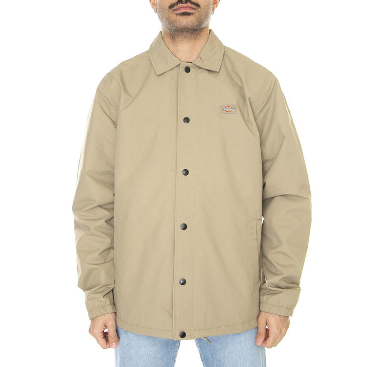 Oakport Coach Khaki - Giacca Estiva Uomo Beige DK0A4XEWKHK1  DICKIES 