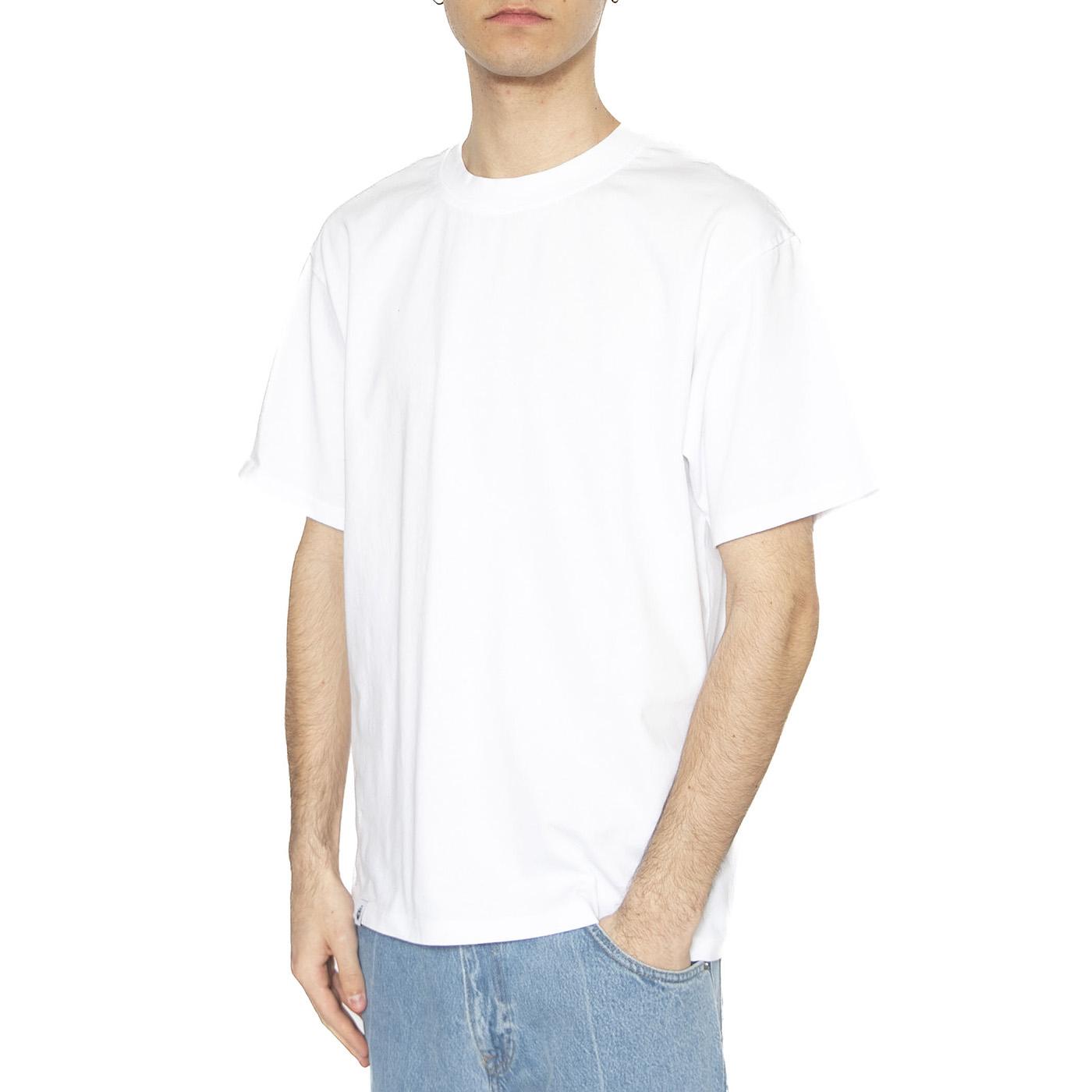 Oversize Basic Ts White - Maglietta Girocollo Uomo Bianca I035016.02.67.-02.67  EDWIN 