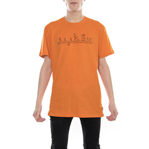 HOOKAH TEE ORANGE 18SITS74-ORA  IUTER 