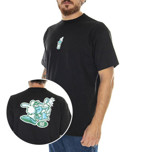 Burner S/S Tee Black - Maglietta Girocollo Uomo Nera TS02093-BLACK  HUF 