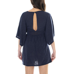  MRCEDMA DRESS-NVY  MOTEL ROCKS 