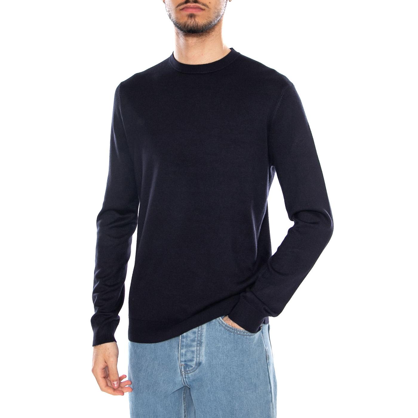 Onswyler Life Reg 14 LS Crewknit Noos Dark Navy - Maglione Girocollo Uomo Blu 22020088 DKN ONLY & SONS 