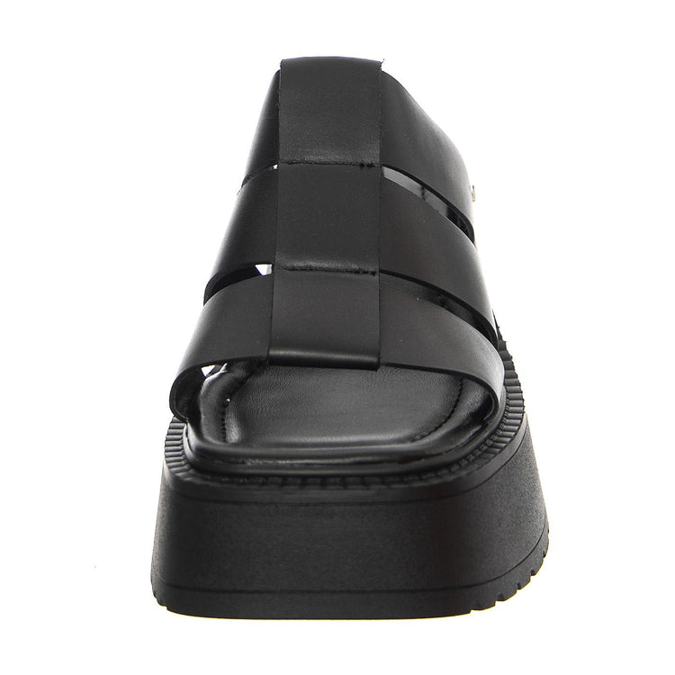Capricorn Black Leather - Sandali Donna Neri WSSCAPRICORN-BLA  WINDSOR SMITH 