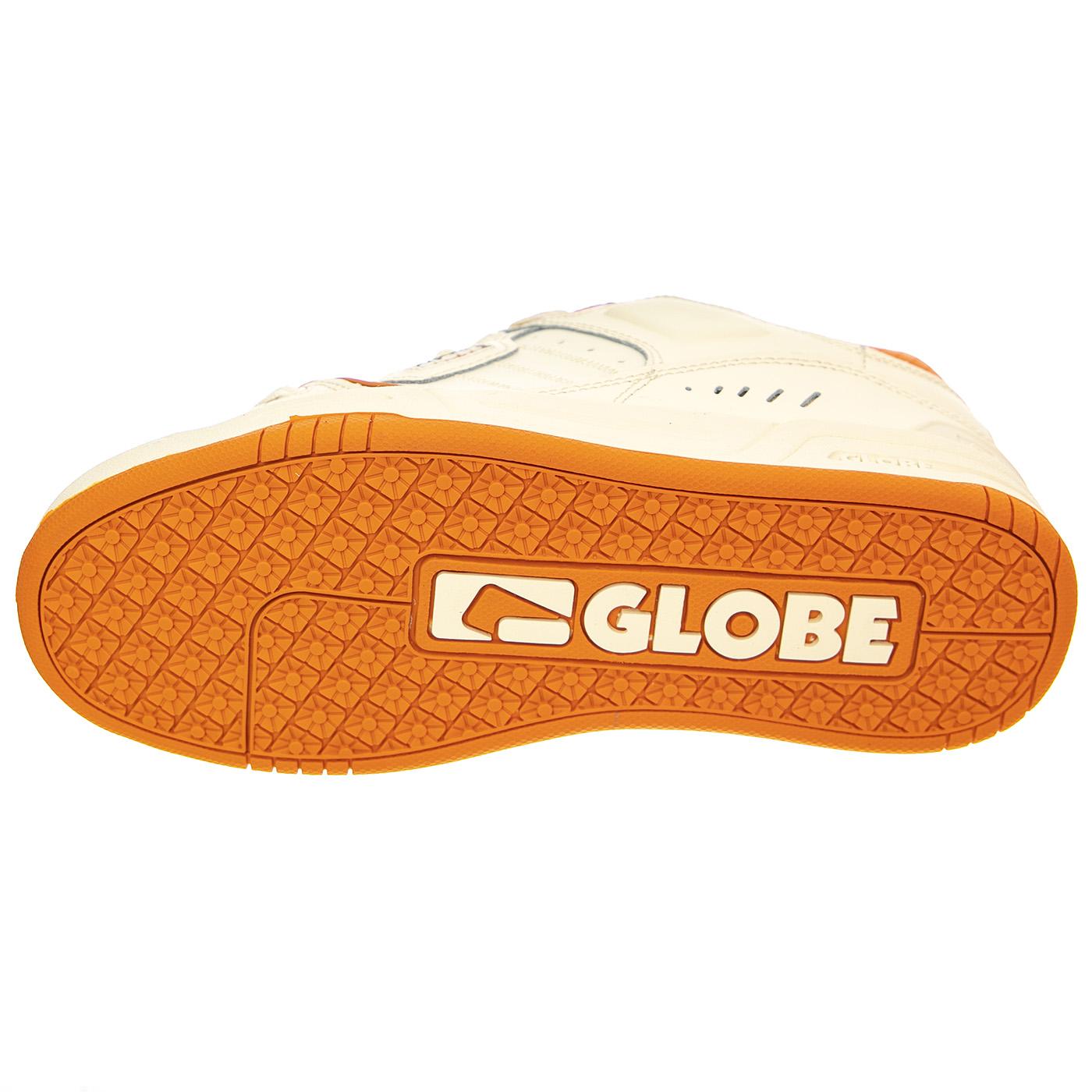 Fusion Antique / Orange - Scarpe Stringate Profilo Basso Uomo Bianche GBFUS-11799  GLOBE 