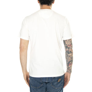 Essential Sports Tee Whisper White - Maglietta Girocollo Uomo Bianca SS24-MTS0331-WH32  BARBOUR 