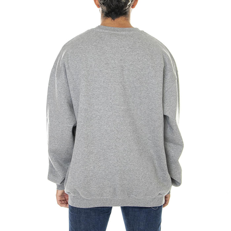 Usual Worldwide Locals Grey - Felpa Girocollo Uomo Grigia W22C-WWL-GRY  USUAL 