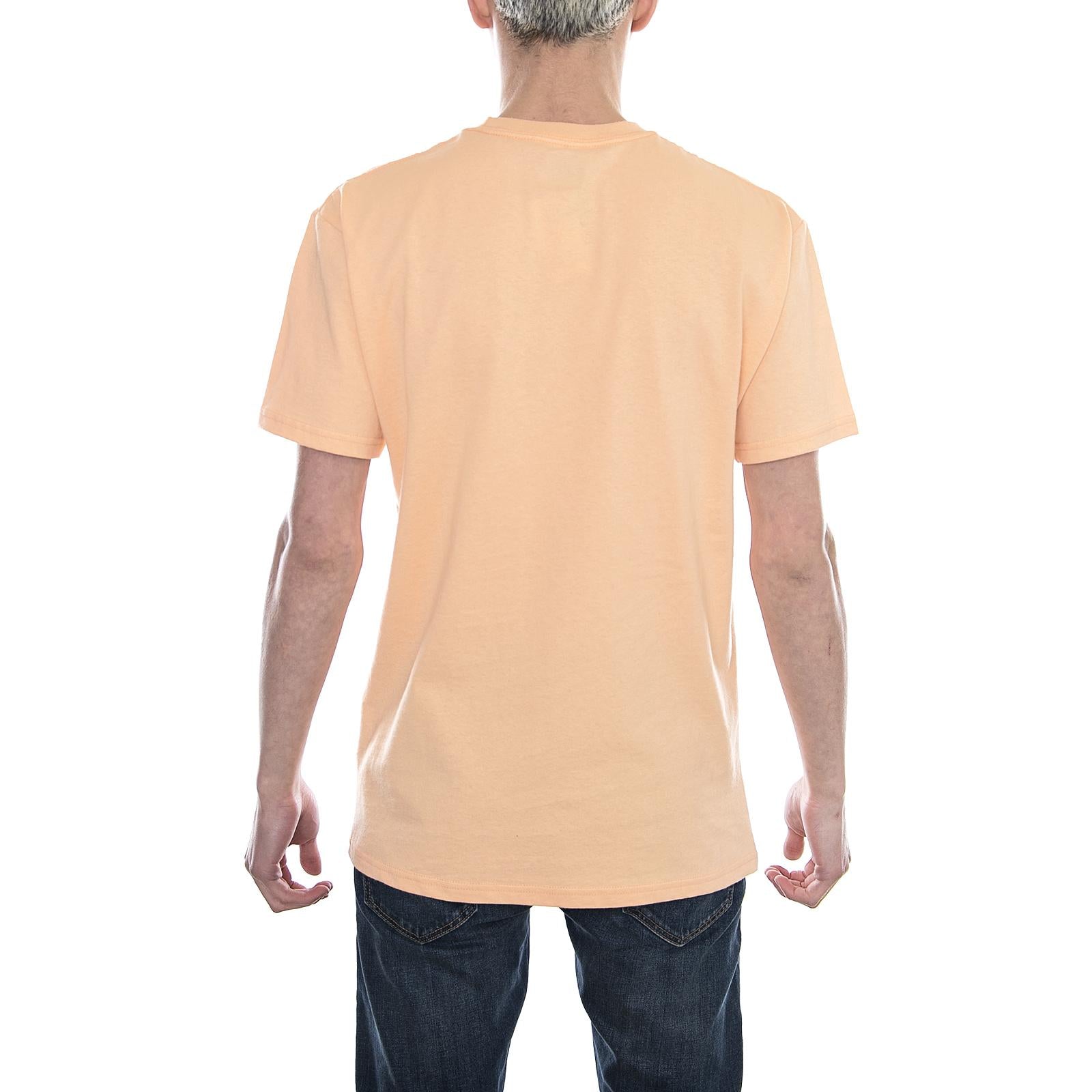 BOX LOGO POCKET TEE PEACH TS00311-PEACH  HUF 