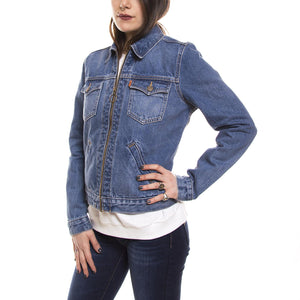 ORANGE TAB ZIP FRONT TRUCKER JACKET 32835-0002  LEVIS 