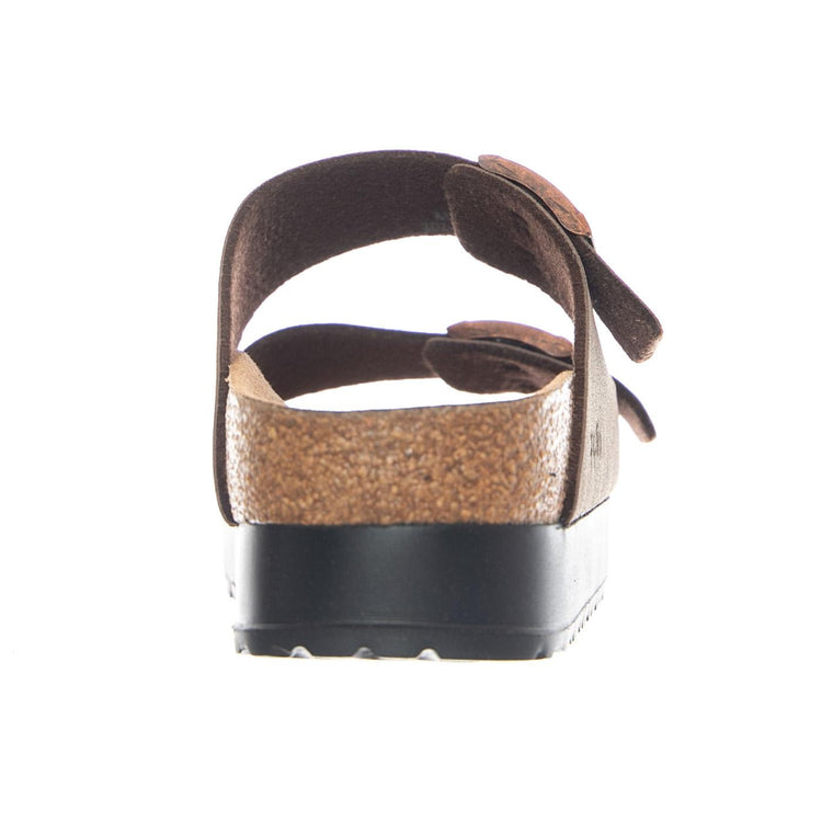 Arizona Platform Vegan Birkibuc Narrow Fit Mocca - Sandali Donna Marroni 1027417 MCA BIRKENSTOCK 