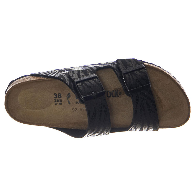 Arizona zebra black, Synthetics - Sandali Donna Neri 1029560  BIRKENSTOCK 