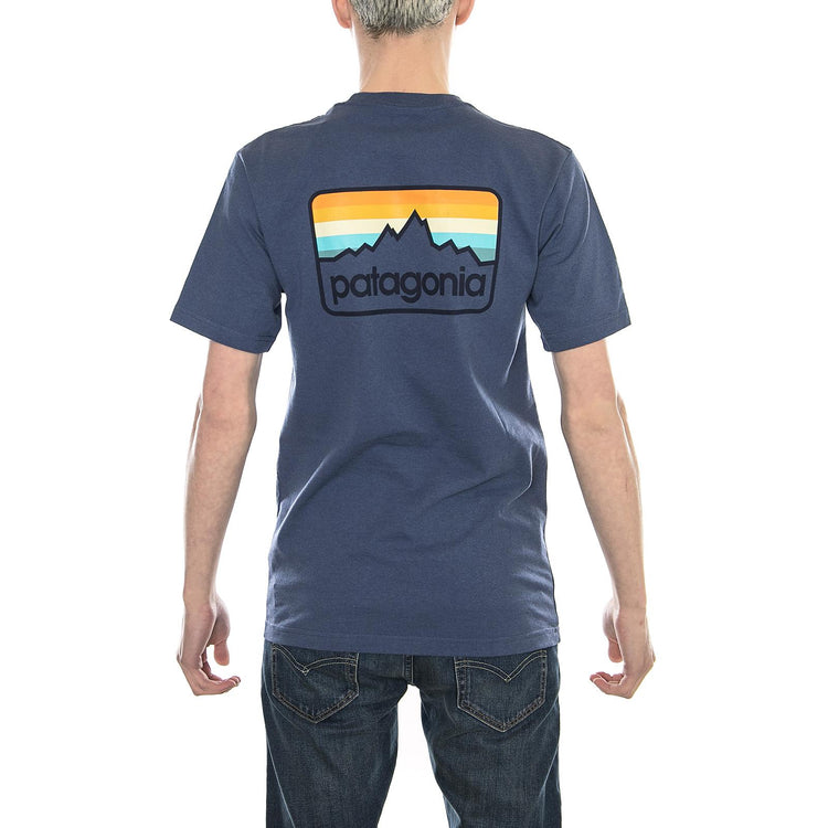 Line Logo Badge Responsibili-Tee Dolomite Blue 39045-DLMB  PATAGONIA 