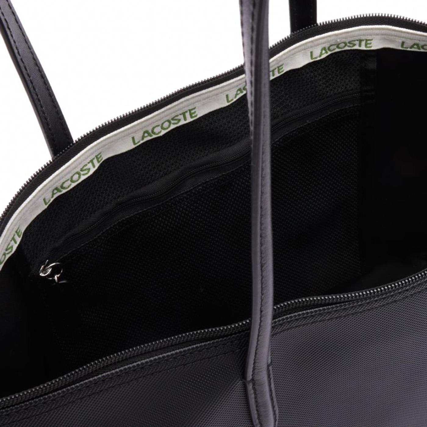 Lacoste Borsa Grande L 12 Black Tote Bag - Borsa Shopping Bag Nera NF1888PO  LACOSTE 