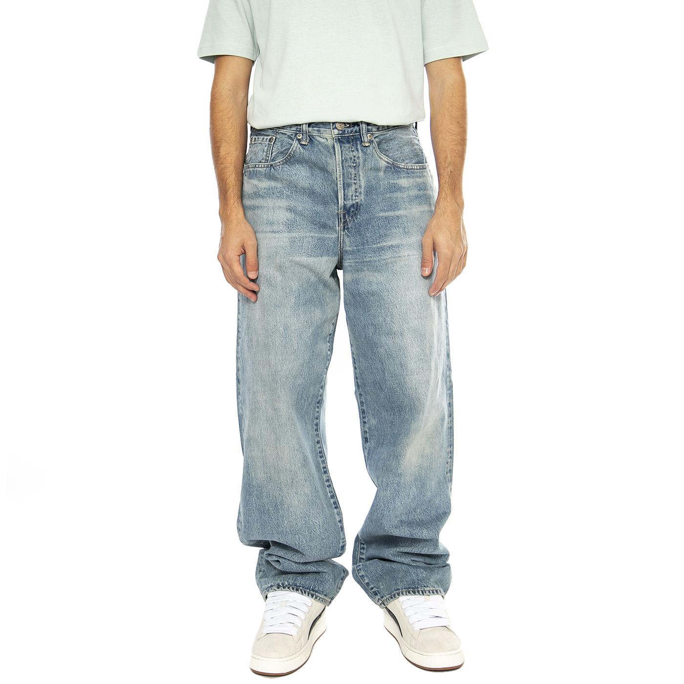 Wide Pant Light Used Blue - Pantaloni Denim Jeans Uomo Blu I032814.01.VT.32  EDWIN 