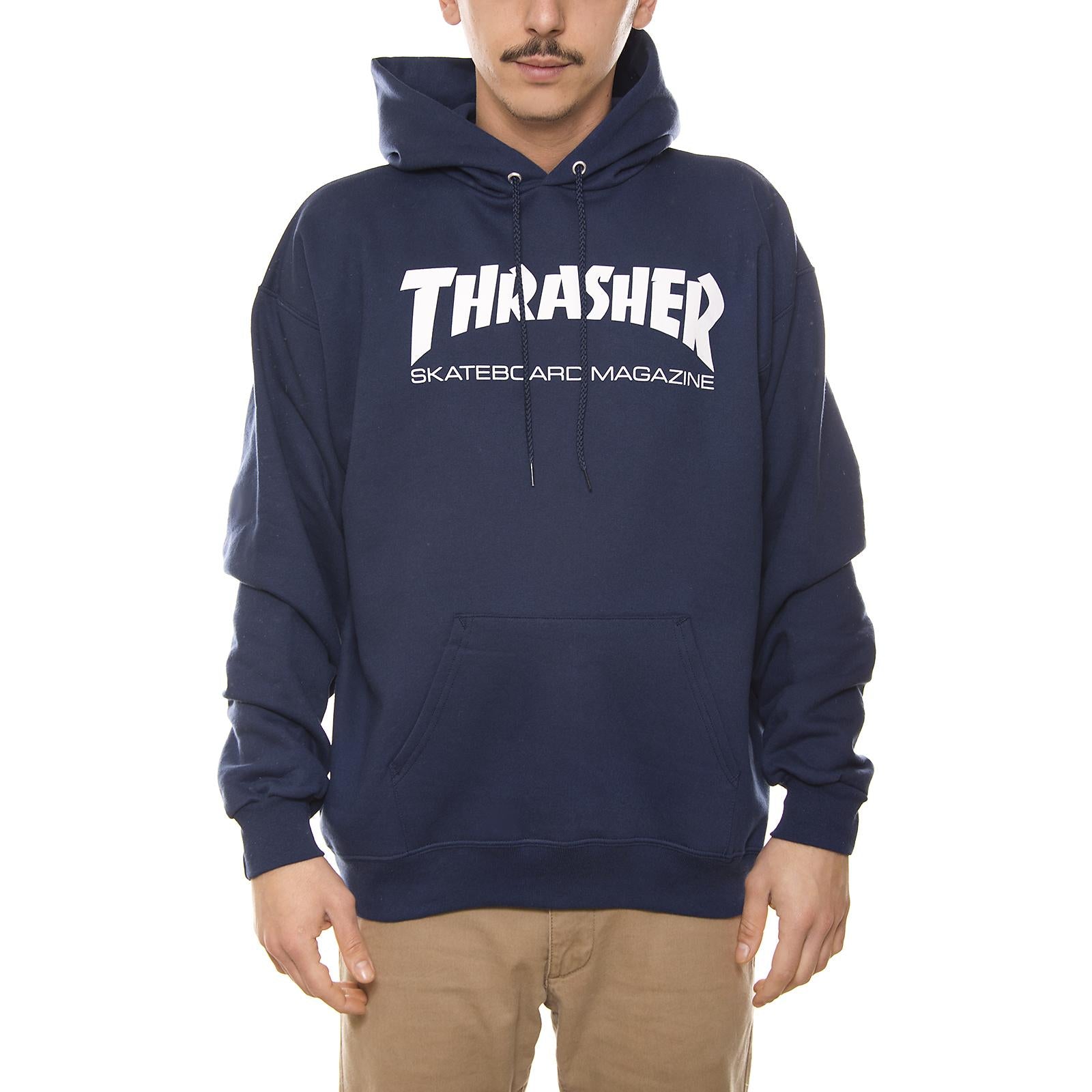 SKATE MAG HOOD NAVY 312671 NVY  THRASHER 