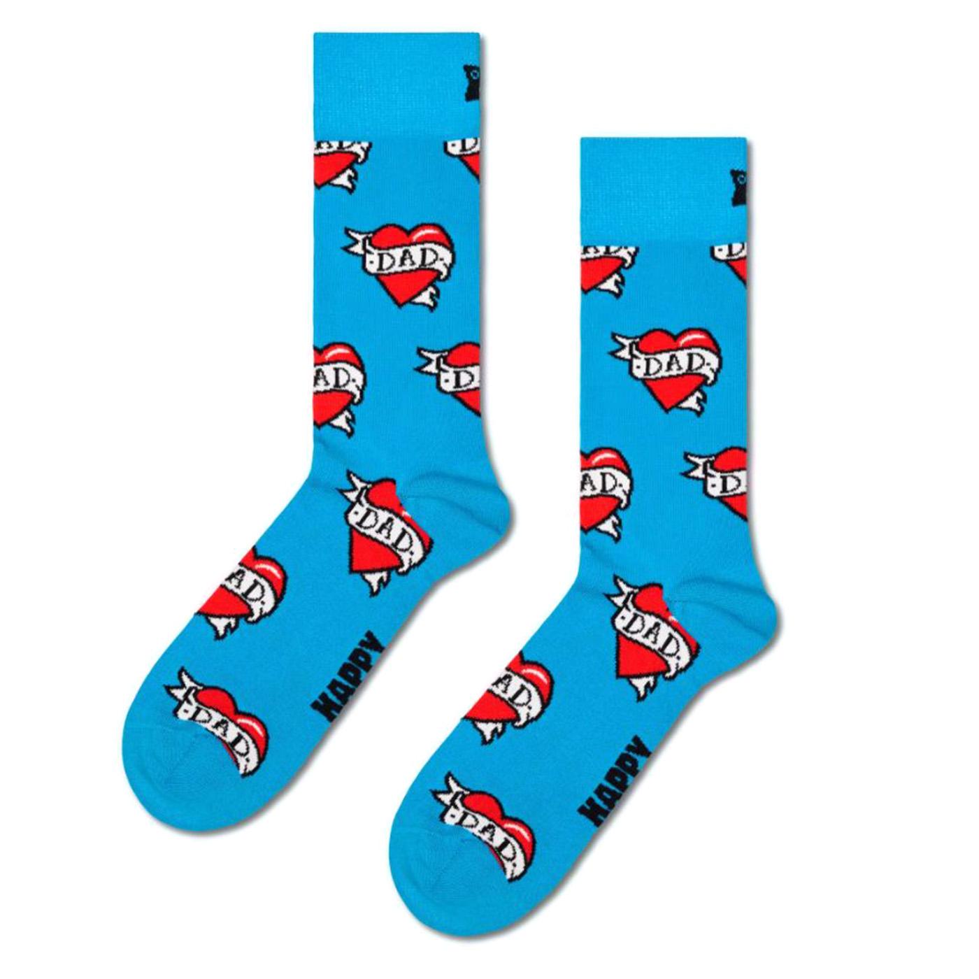 I Love Dad Socks - Calzini Blu / Multicolor P003222 TRQ HAPPY SOCKS 