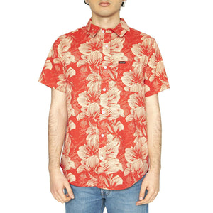 Charter Print S/S WVN - Camicia Maniche Corte Uomo Multicolore 01218-CSROF . BRIXTON 