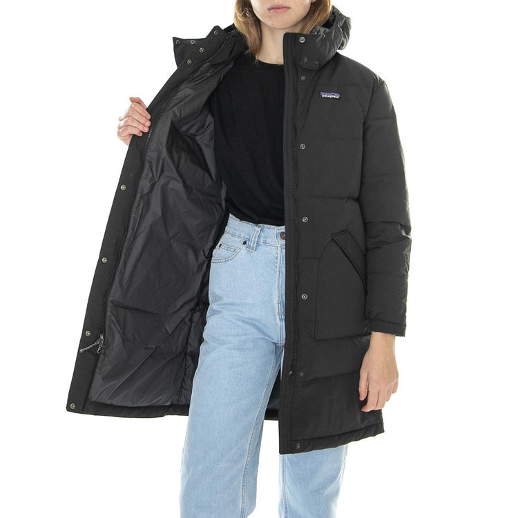 W's Downdrift Parka Black - Giacca Invernale con Cappuccio Donna Nera 20605-BLK  PATAGONIA 