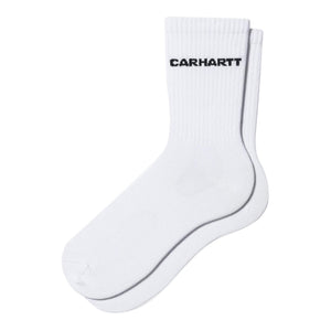 Link Socks White / Black - Calzini Bianchi I033005.00AXX  CARHARTT WIP 
