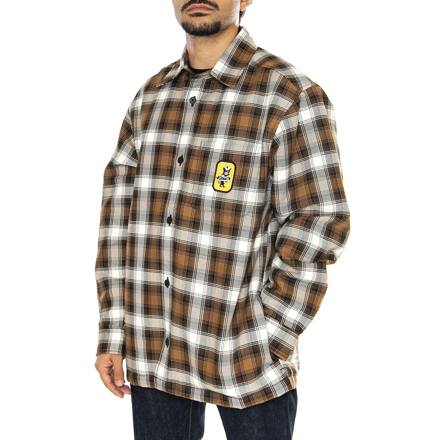 Monahan Shirt Jac Monahan Check, Hamilton Brown - Giacca Uomo Multicolore I033778.2DJXX  CARHARTT WIP 