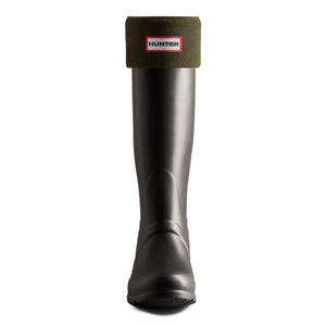 Recycled Fleece Tall Boot Sock Dark Olive - Stivali Felpa di Pile Verdi HUAUAS3400RCF-DOV  HUNTER 