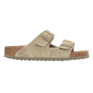 Arizona Faded Suede Leather Narrow Fit Khaki - Sandali Uomo / Donna Beige 1032061 KHI BIRKENSTOCK 