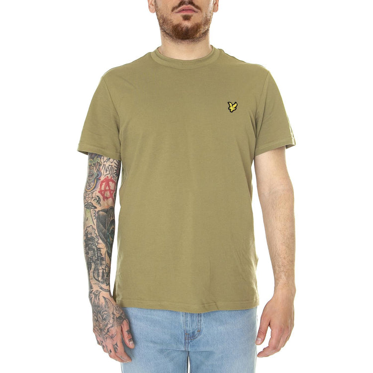 Crest Tipped T-Shirt Seaweed - Maglietta Girocollo Uomo Verde TS1805V-W824  LYLE & SCOTT 