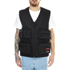 Pleasure Vest XL Spine - Giacca Smanicata Uomo Nera EK0A5BH13J61  EASTPAK 