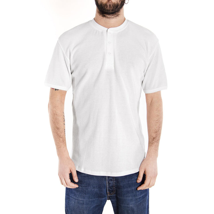 HIXTON HENLEY S/S TEE WHITE 06-210403-WH  DICKIES 