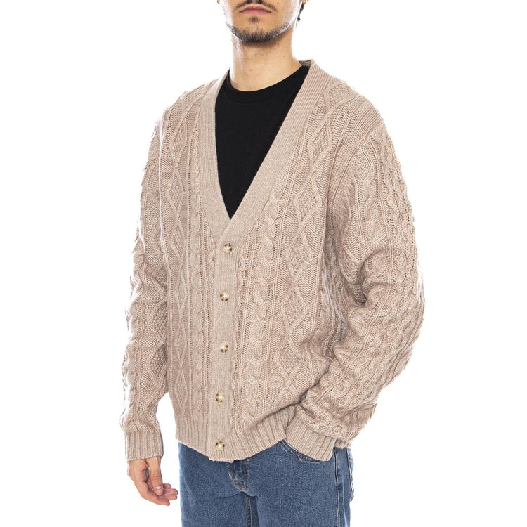 Valencia Cardigan Fungi Heather Neutral - Cardigan Uomo Beige 003B5-0004  LEVIS 