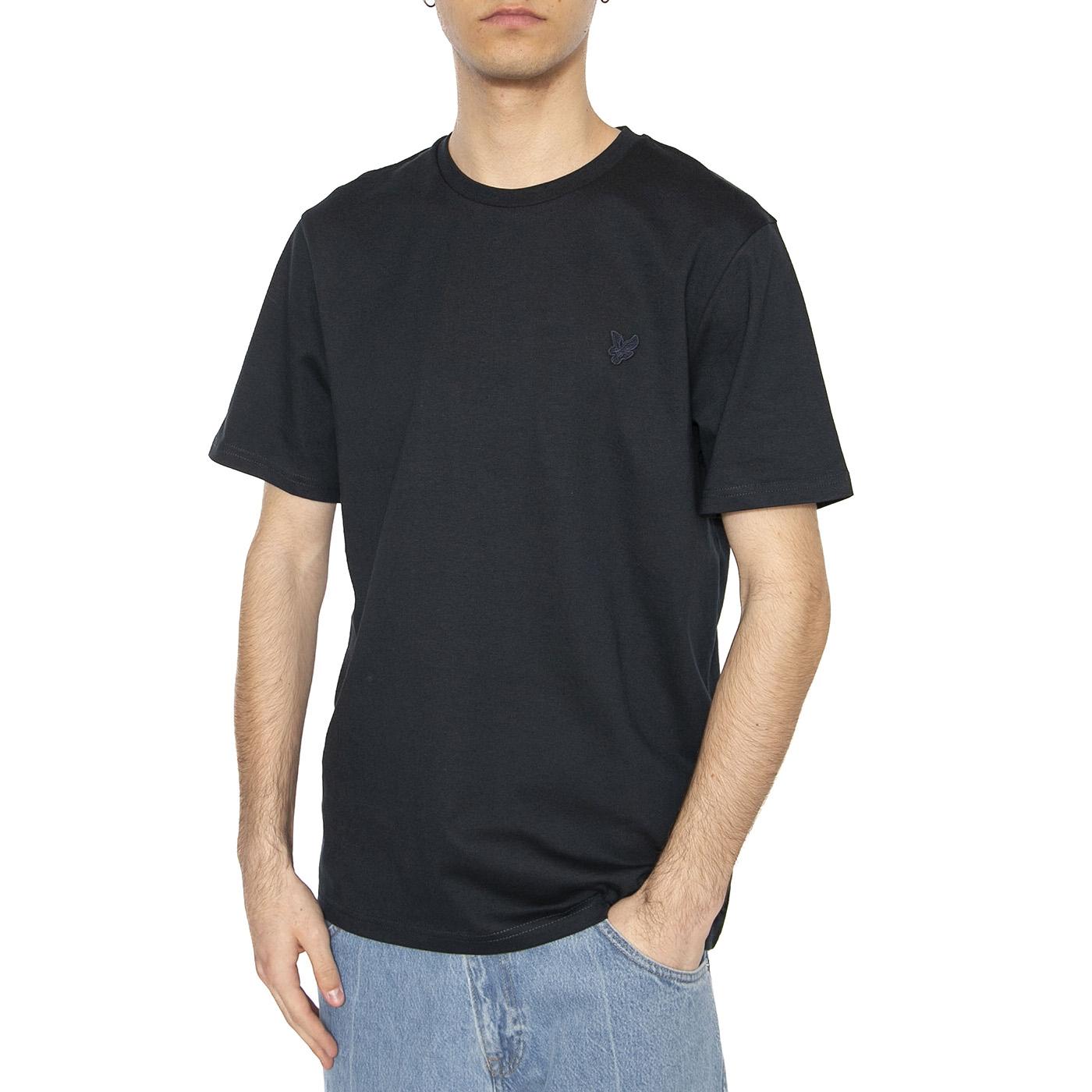 Tonal Eagle Plain T-shirt Dark Navy - Maglietta Girocollo Uomo Blu TS400TON-Z271  LYLE & SCOTT 