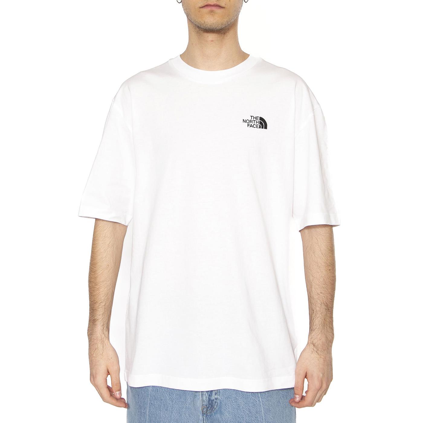 Men's S/S Essential Oversize Tee - Maglietta Girocollo Uomo Bianca NF0A87NRFN41  THE NORTH FACE 
