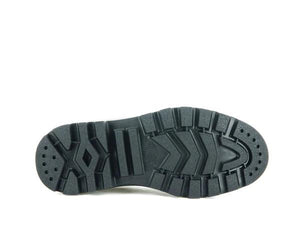 Pallatrooper Off Lth Black / Black - Scarpe Stringate Profilo Alto Uomo Nere PAS77972-001-M  PALLADIUM 