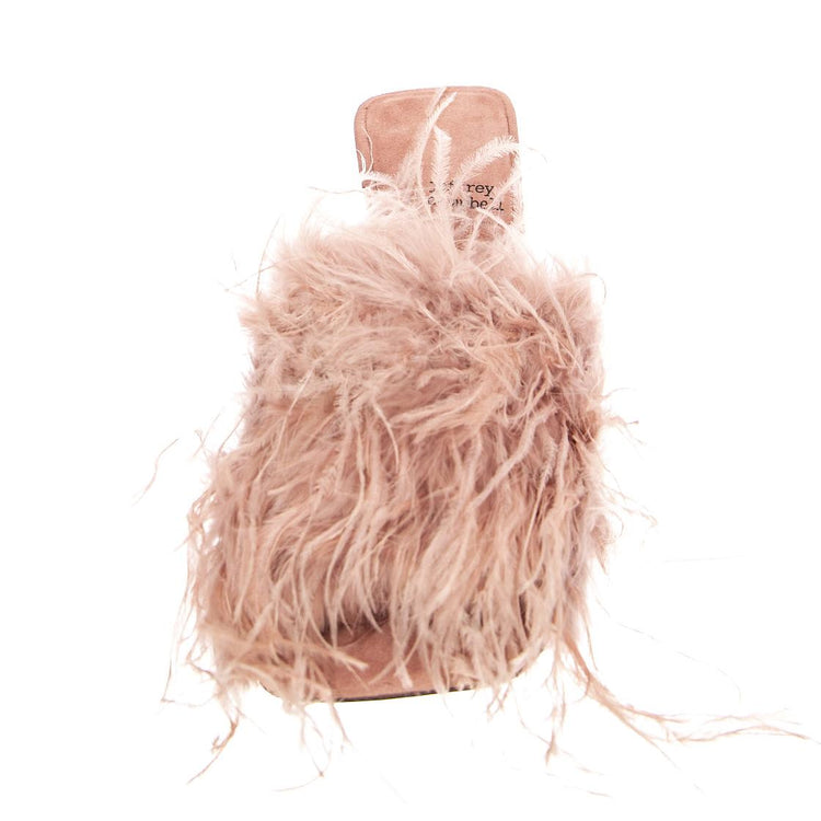 Chauffeur Blush Combo Faux Suede+Fur - Sandali Donna Rosa JCSJC-921-9-1-BLU  JEFFREY CAMPBELL 