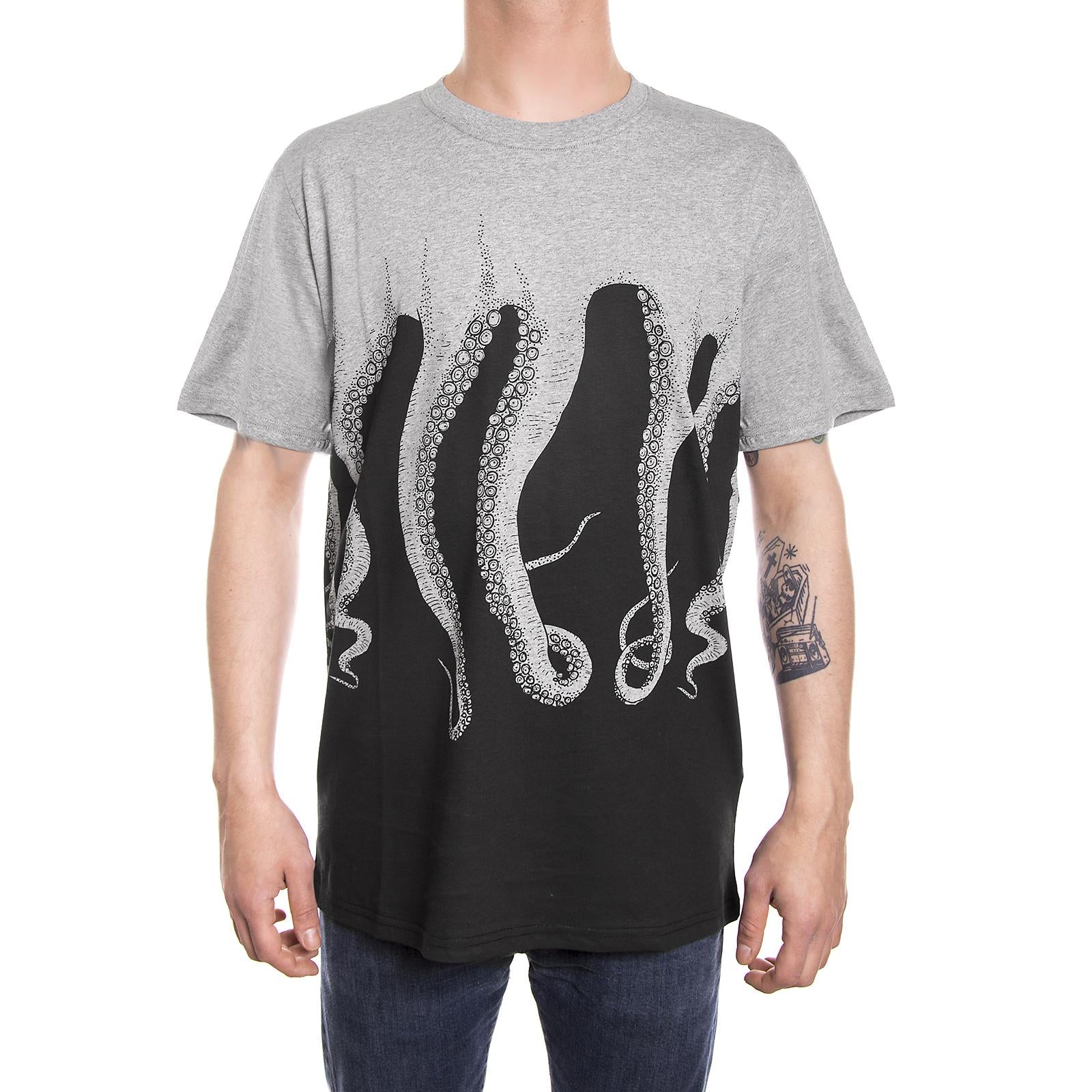 BLACK OCTOPUS TEE ORIGINAL LIGHT GREY Esterno 76243_4  OCTOPUS 