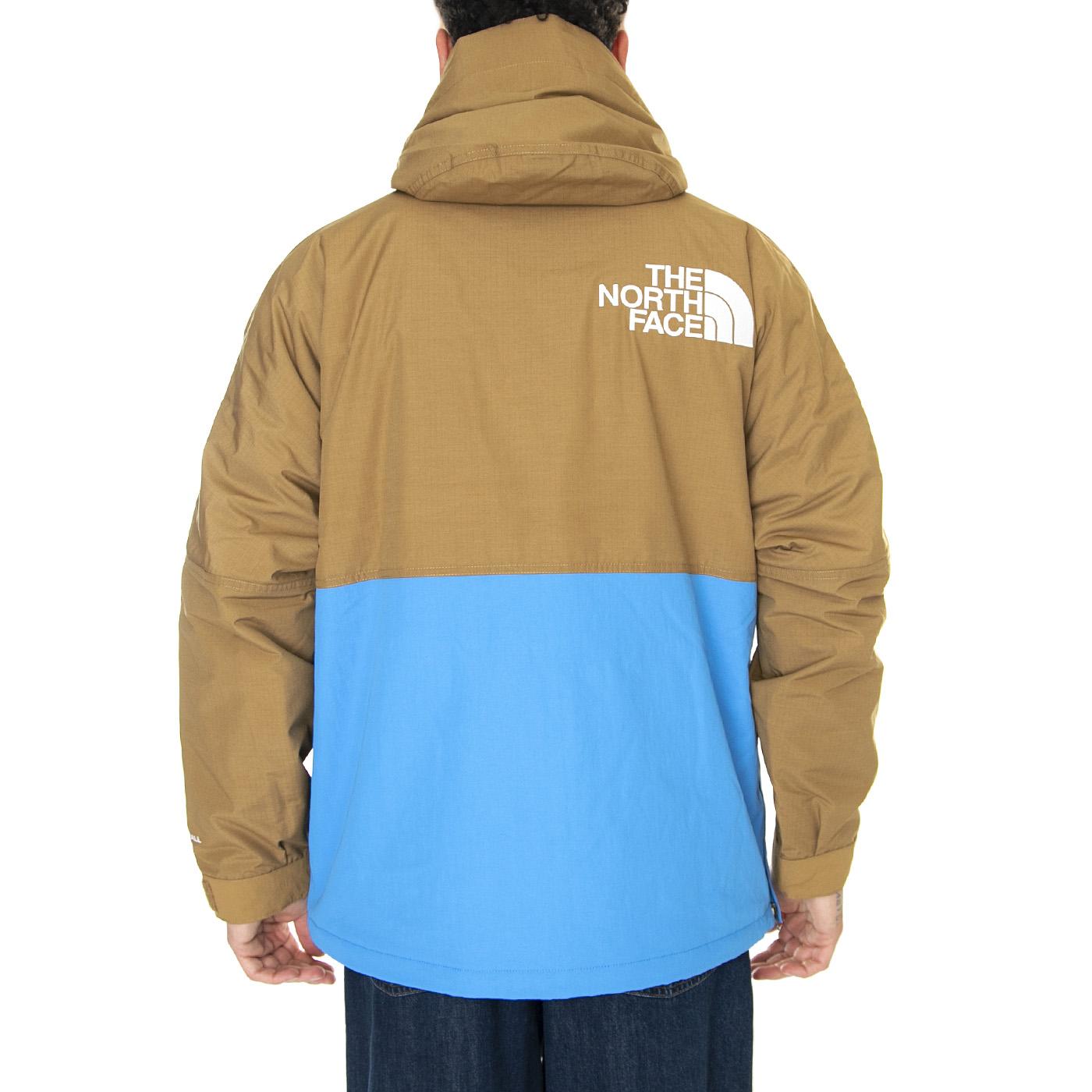 M 78 Low-Fi Hi-Tek Windjammer Utility Brown / Supersonic Blue - Giacca Uomo Marrone / Blu NF0A7ZYRWK51  THE NORTH FACE 