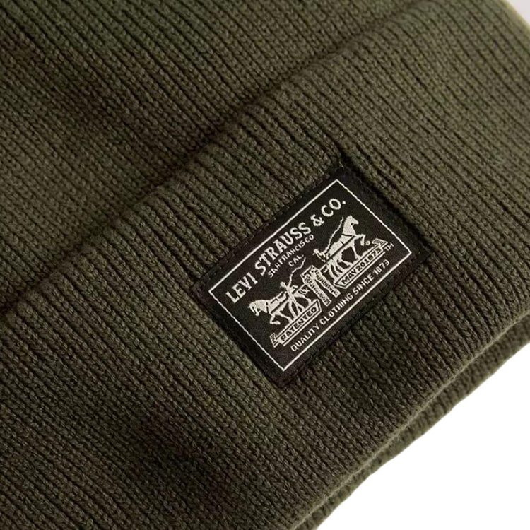 Autunno / Inverno - Backpatch Beanie Duffle Bag Green - Berretto Verde 000J4-0016  LEVIS 