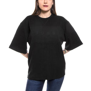 BURBANK REVERSE CREW BLACK 218031-BLACK  STUSSY 