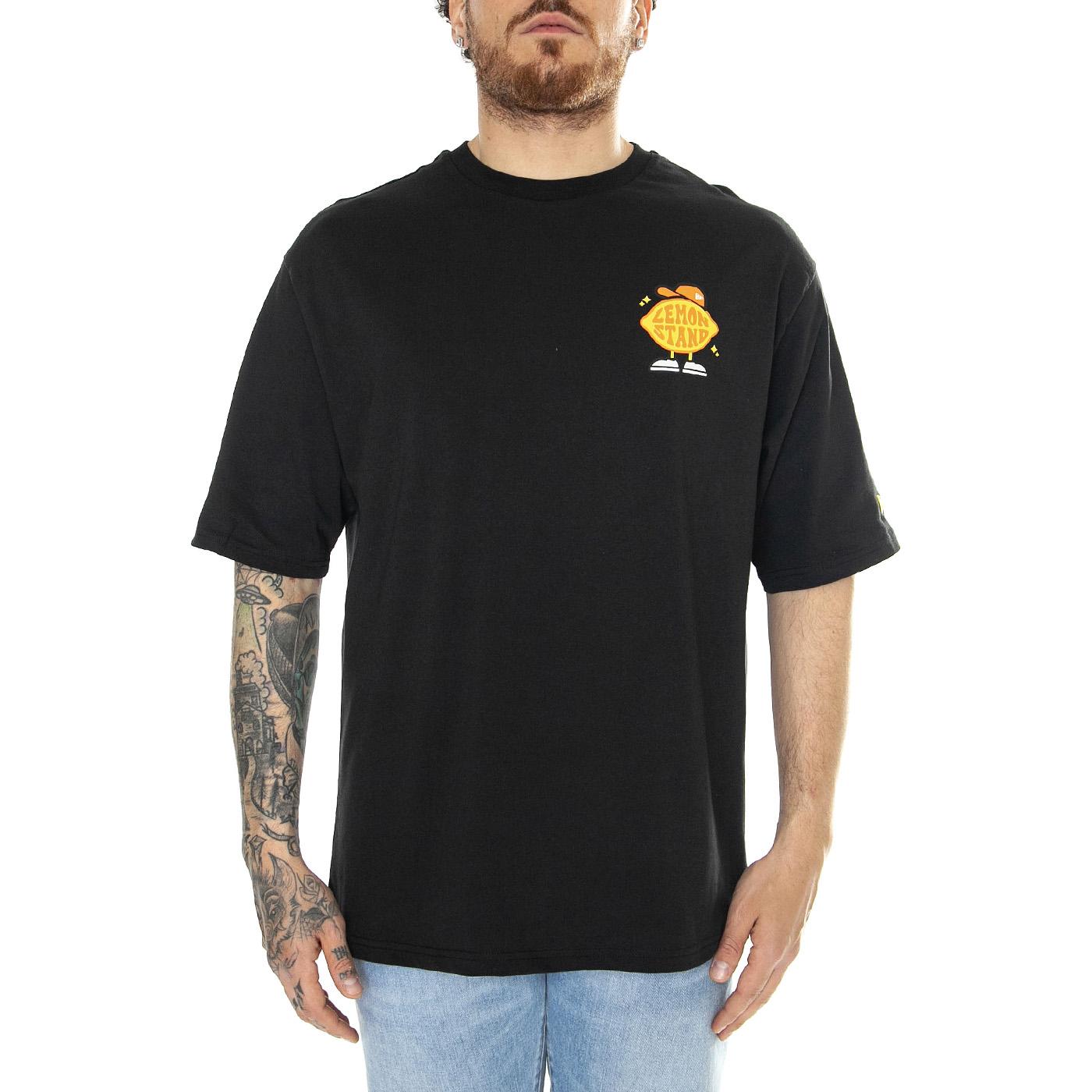 New Era Fruit Graphic Tee Black - Maglietta Girocollo Uomo Nera 60502631  NEW ERA 