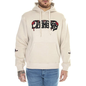 Blody Hoodie Cream - Felpa con Cappuccio Uomo Beige HDY0125CRE  DOOMSDAY 