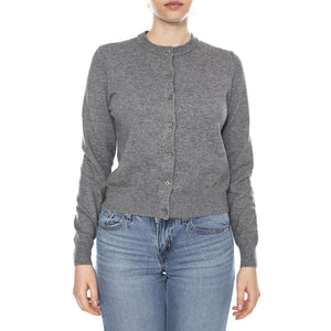 Super Soft Crewneck Cardigan - Dark Heather G - Cardigan Donna Grigio 0037P 0001 LEVIS 