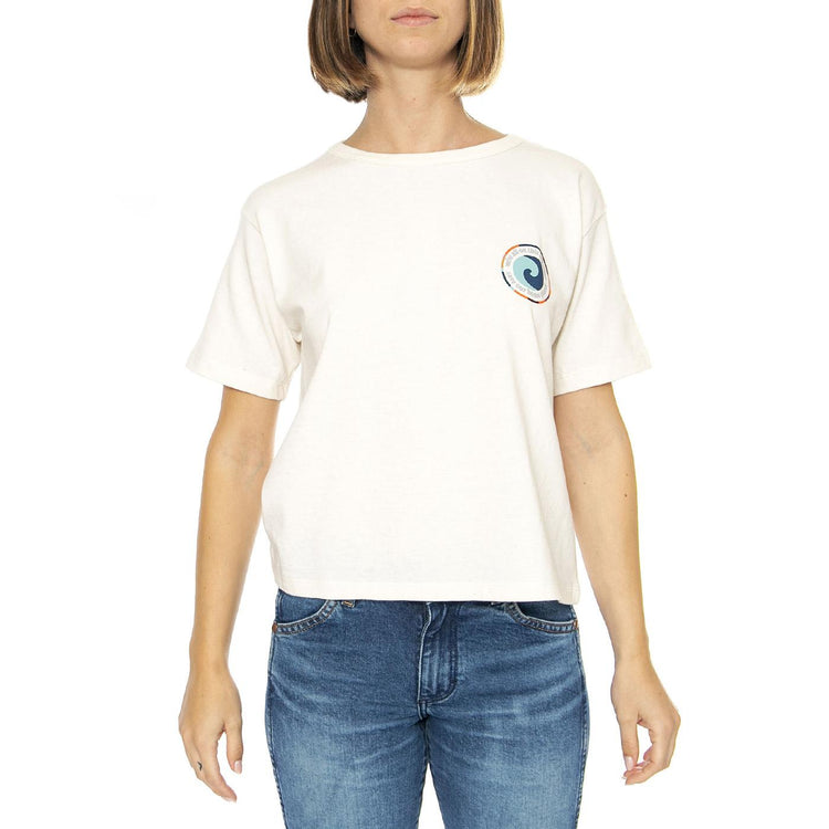 W's Unity Fitz Easy Cut Responsibili-Tee-BCW - Maglietta Girocollo Donna Beige 37769-BCW  PATAGONIA 