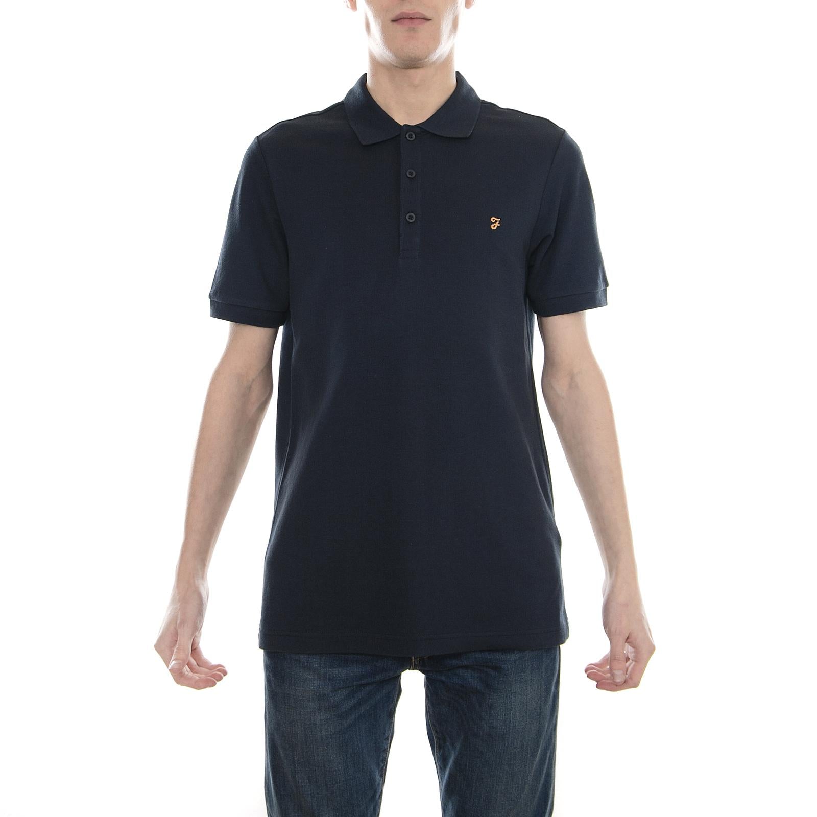 BLANEY SS POLO NY Navy F4KS5050-454  FARAH 