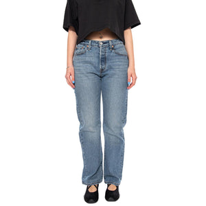 501 CURVE LUCID DREAM BLUE - Pantaloni Denim Jeans Donna Blu 0036A 0002 LEVIS 