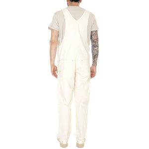 Wesley Bib Natural Rinsed - Salopette Denim Jeans Uomo Bianca I031494-0502  CARHARTT WIP 