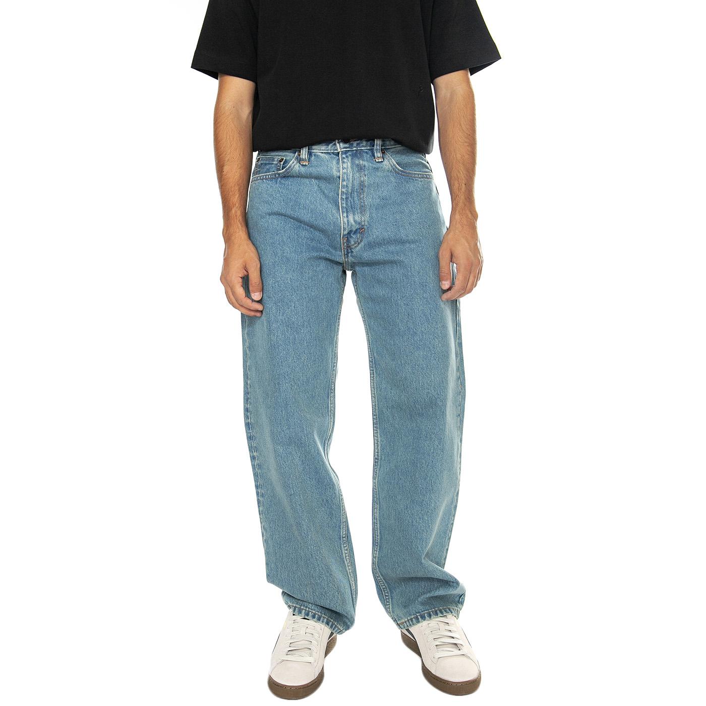 Skate Baggy 5 Pocket New Sulphuric Haze Med Indigo Worn In - Pantaloni Denim Jeans Uomo Blu A2316-0008  LEVIS 