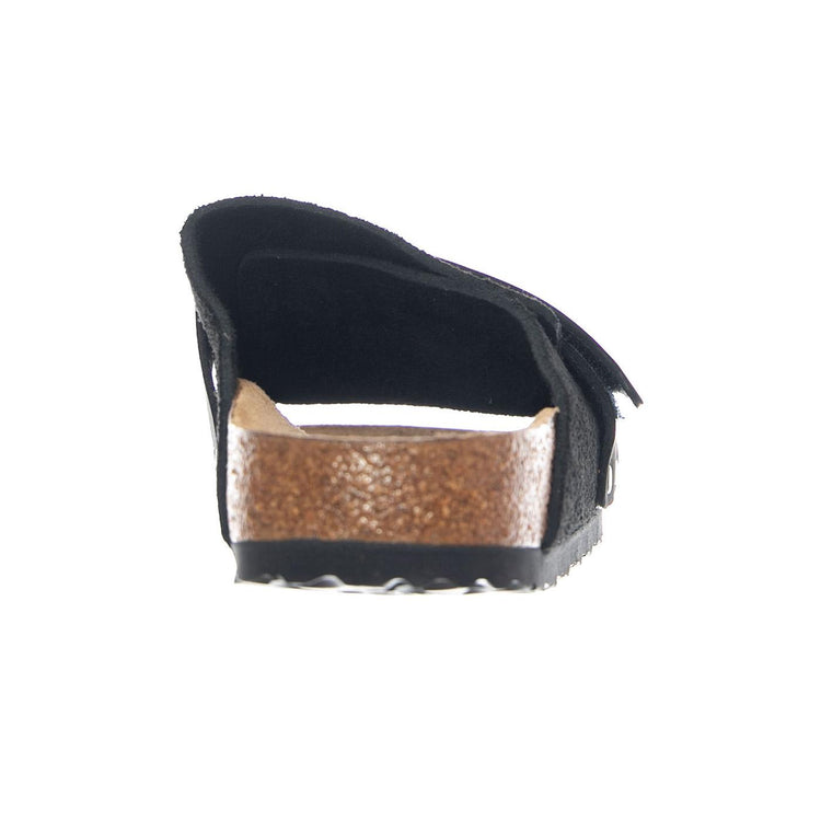 Kyoto Suede Leather Nubuck Narrow Fit Black - Sandali Uomo Neri 1022566 BLK BIRKENSTOCK 